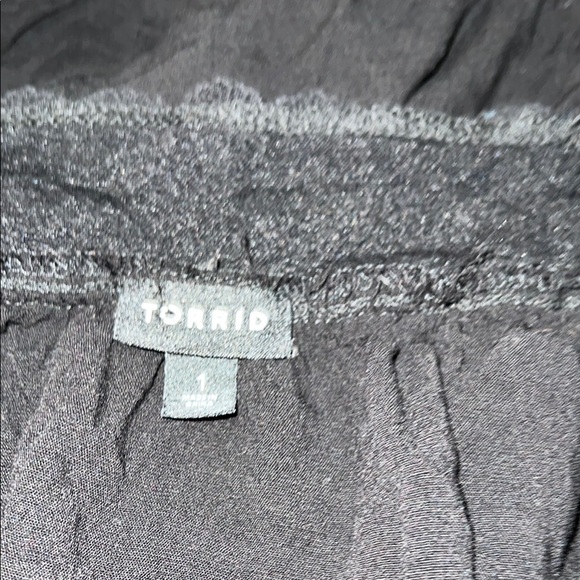 Torrid Black Lace Trim Top - Picture 4 of 4